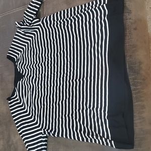 3 / $10 Ladies Ana 2X black & white sweater